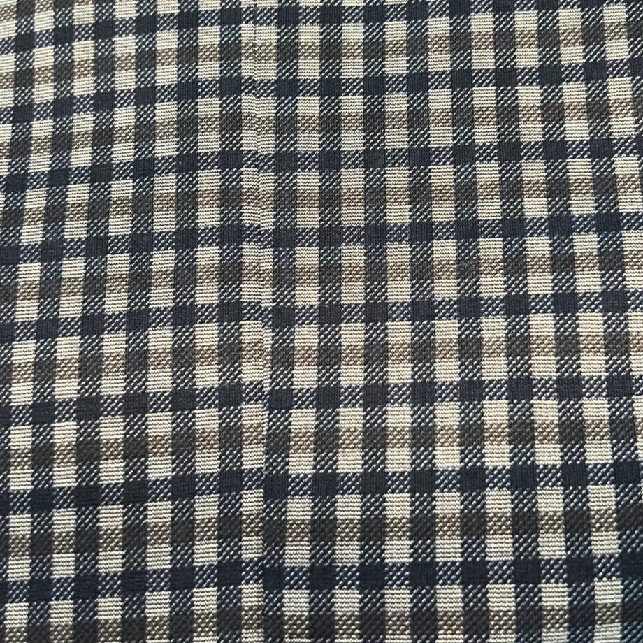 Men's Slim Fit Forest Green Checkered Blazer – Stretch Fabric with Modern Detailing