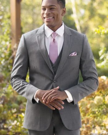 Michael Kors Medium Grey Slim Fit Tuxedo Set - CoolMax Blend with Custom Tailoring Option