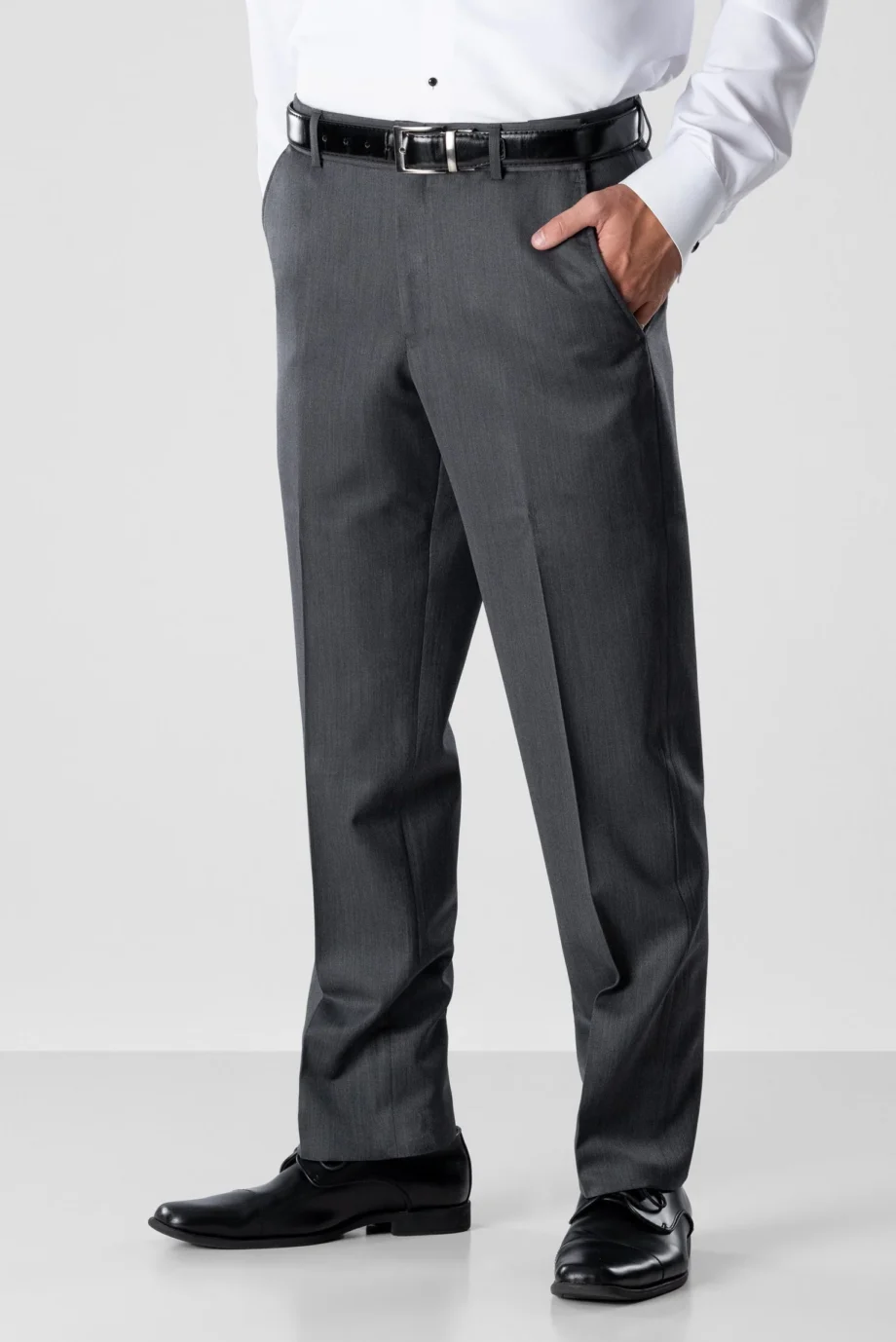 Michael Kors Steel Grey Slim Fit Tuxedo Set - Super 130's Wool with Custom Tailoring Option